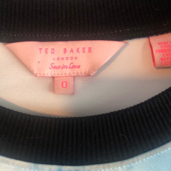 Ted Baker Graphic Sweater size 0 - Picture 2 of 5